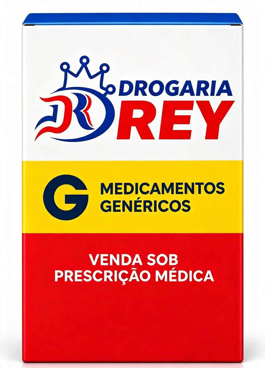 Arte da caixa comercial da Drogaria Rey